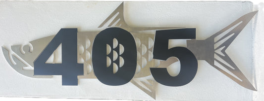 Custom Tarpon house number